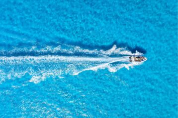 Boat in the sea